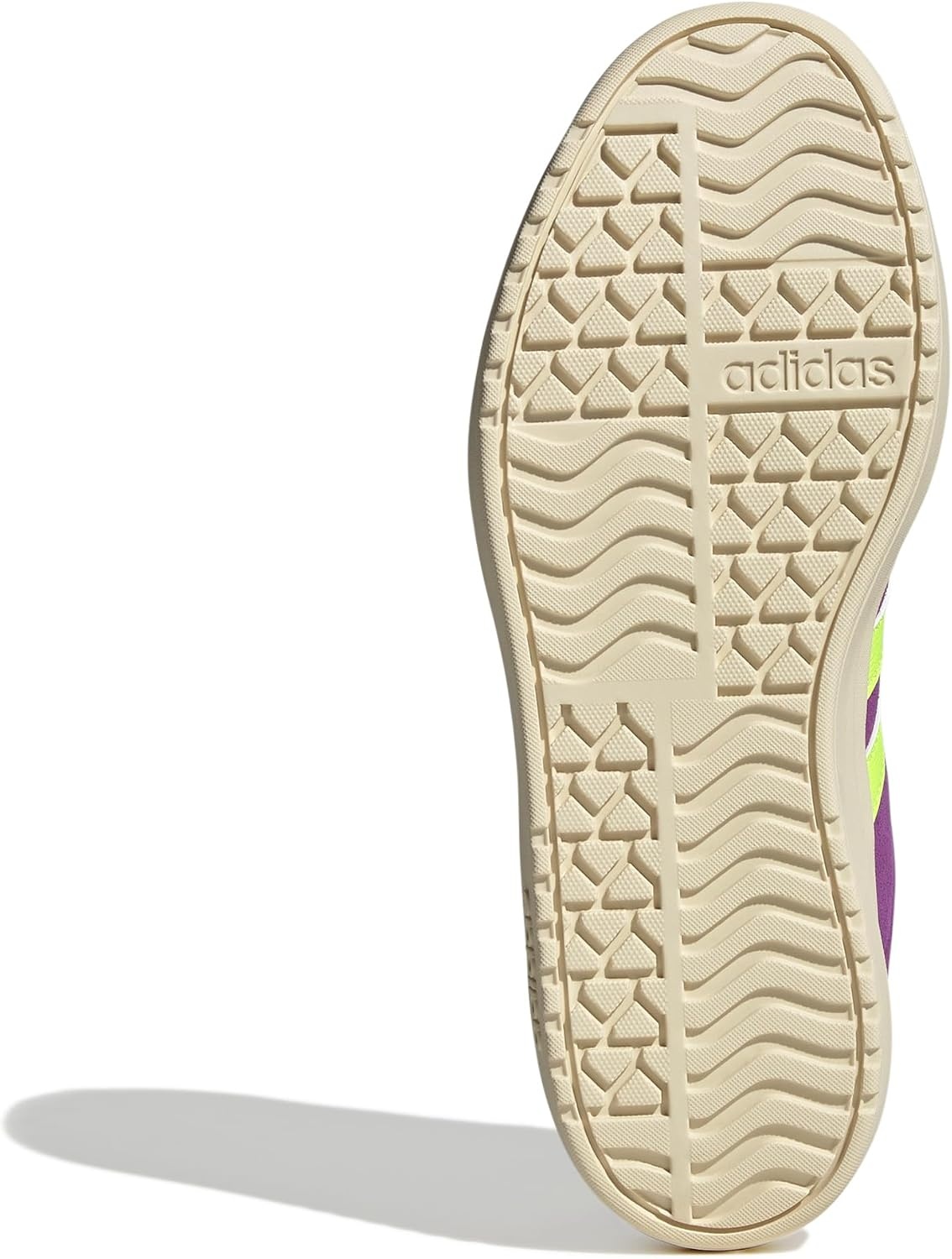 image:imageadidas Womens Vl Court Bold SneakerFlash PinkLucid LemonSilver Metallic