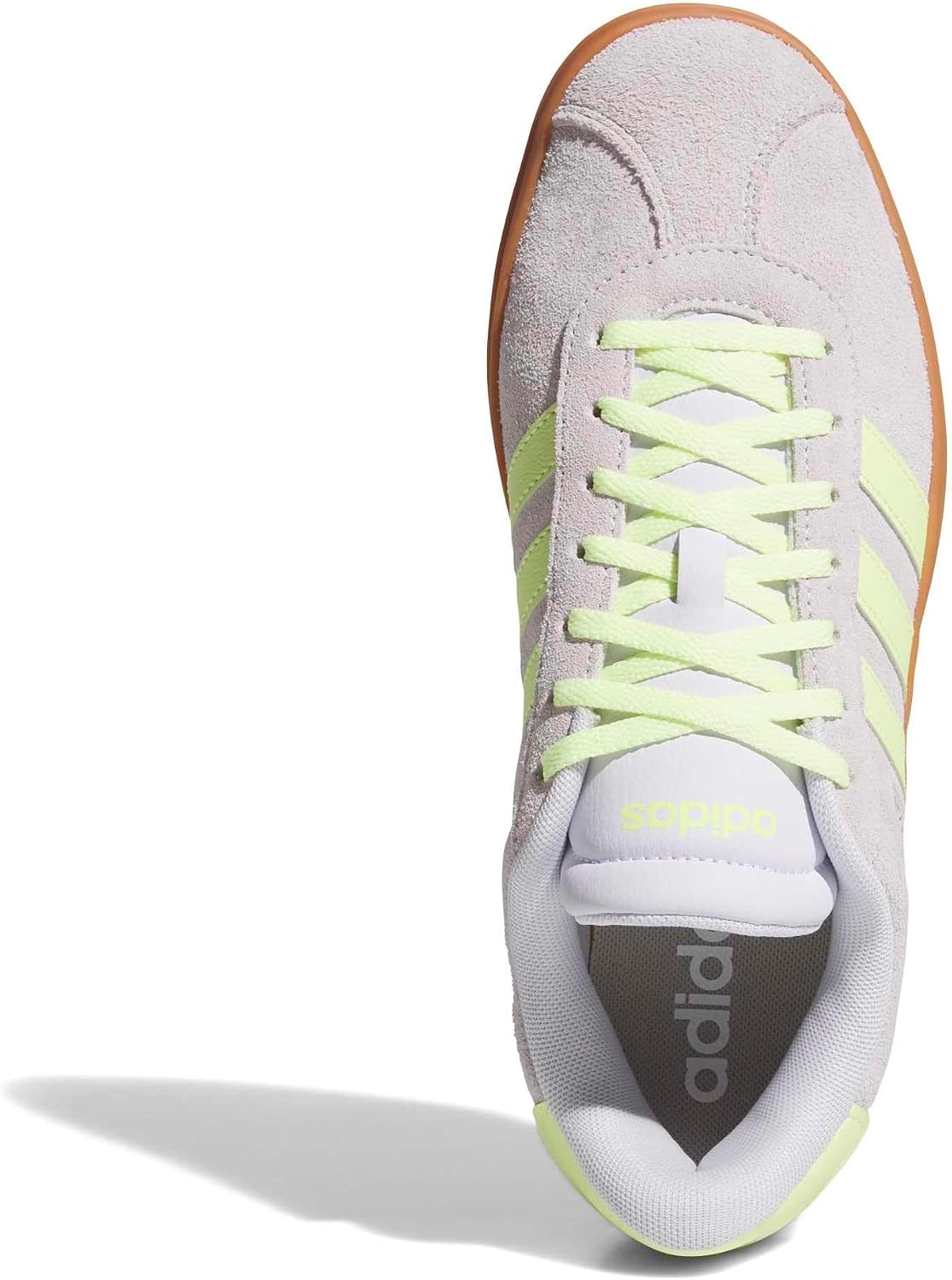 image:imageadidas Womens Vl Court Bold SneakerFrozen PurpleFrozen LemonGold Metallic