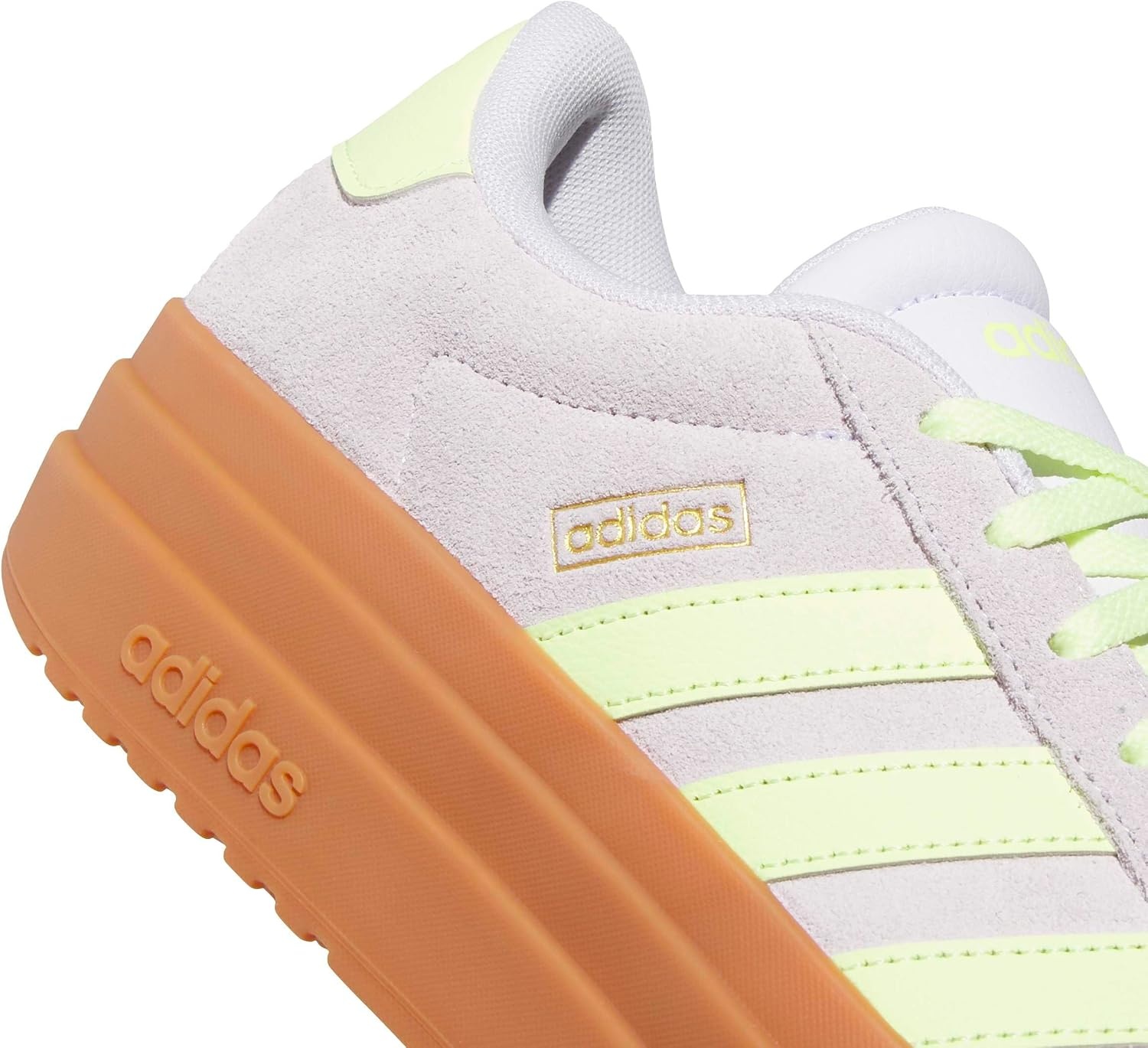 image:imageadidas Womens Vl Court Bold SneakerFrozen PurpleFrozen LemonGold Metallic
