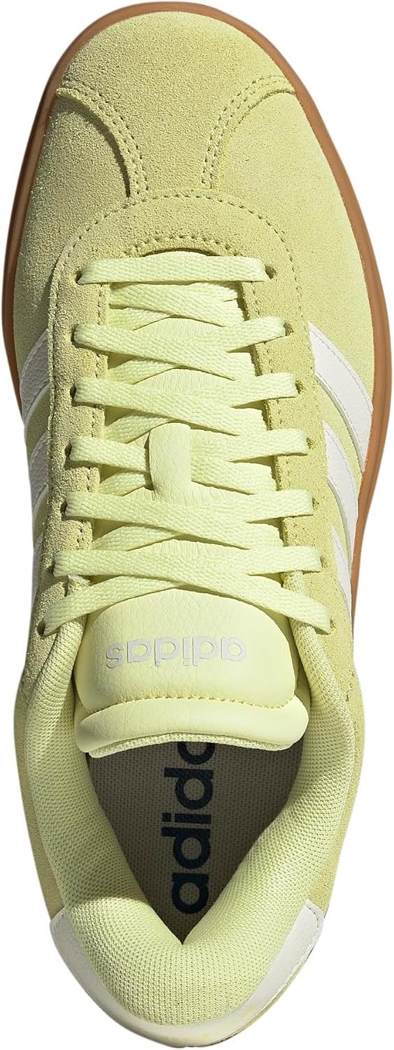image:imageadidas Womens Vl Court Bold SneakerIce YellowOff WhiteLucid Lemon