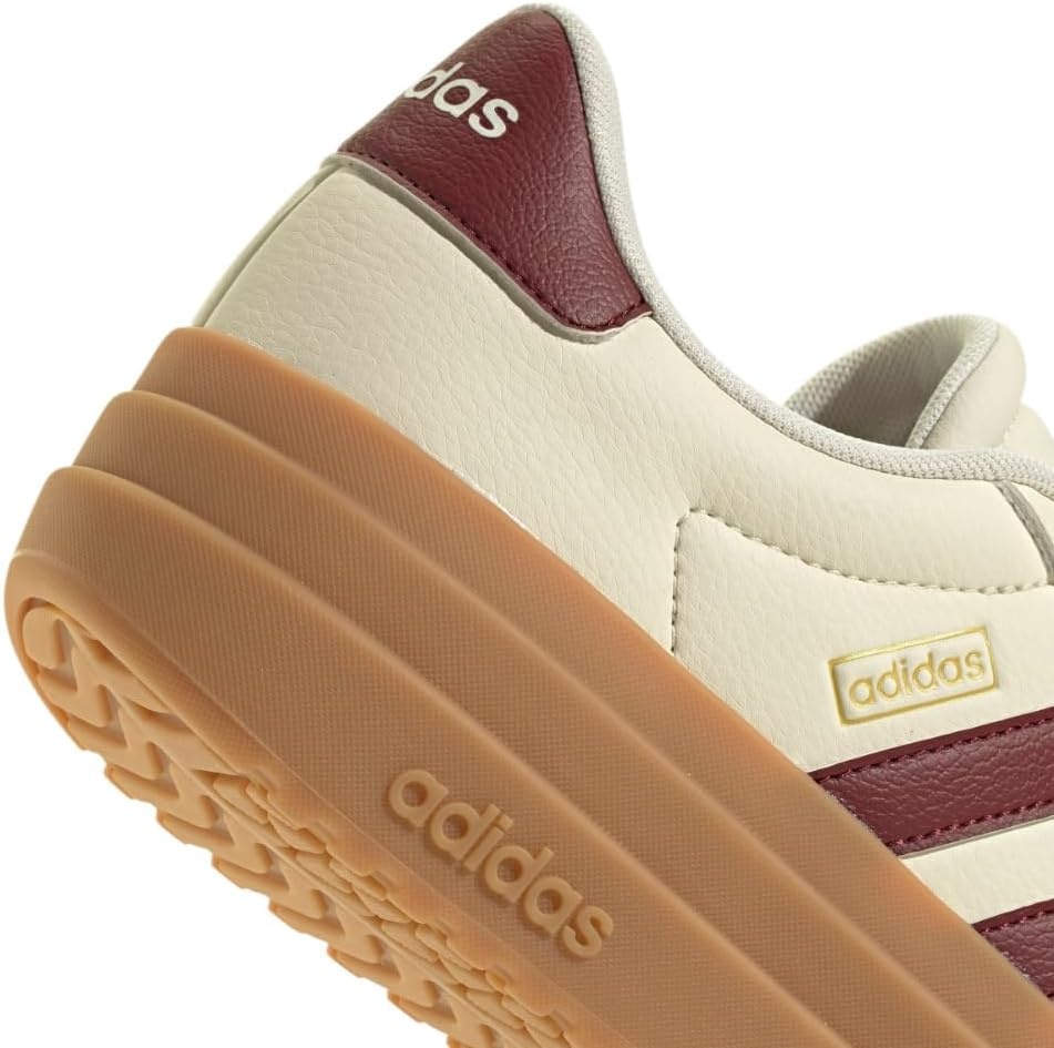 image:imageadidas Womens Vl Court Bold SneakerOff WhiteShadow RedCrystal Sand