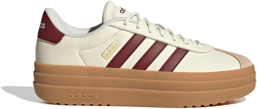 image:imageadidas Womens Vl Court Bold SneakerOff WhiteShadow RedCrystal Sand