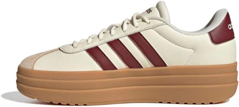 image:imageadidas Womens Vl Court Bold SneakerOff WhiteShadow RedCrystal Sand
