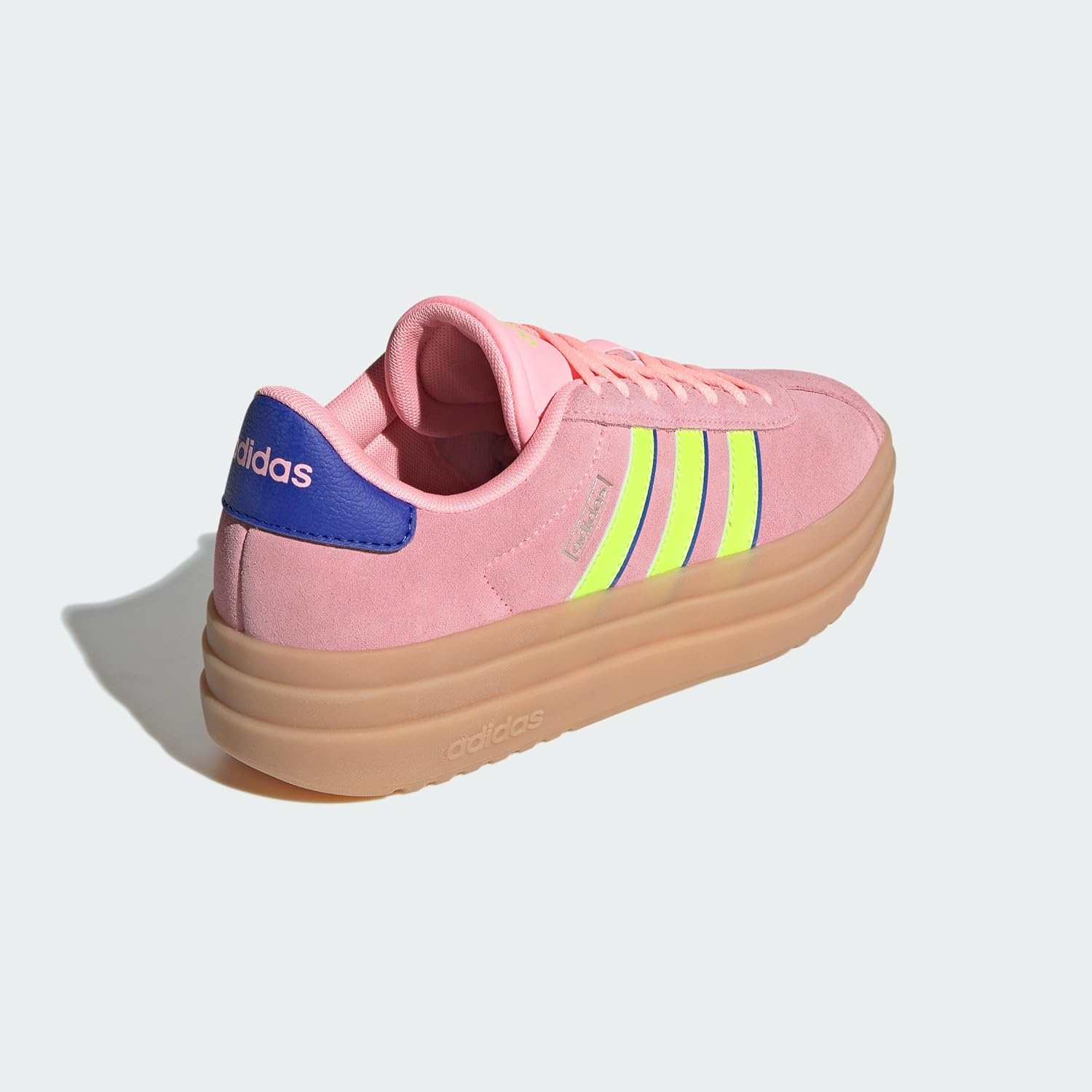 image:imageadidas Womens Vl Court Bold SneakerPink SparkLucid LemonLucid Blue