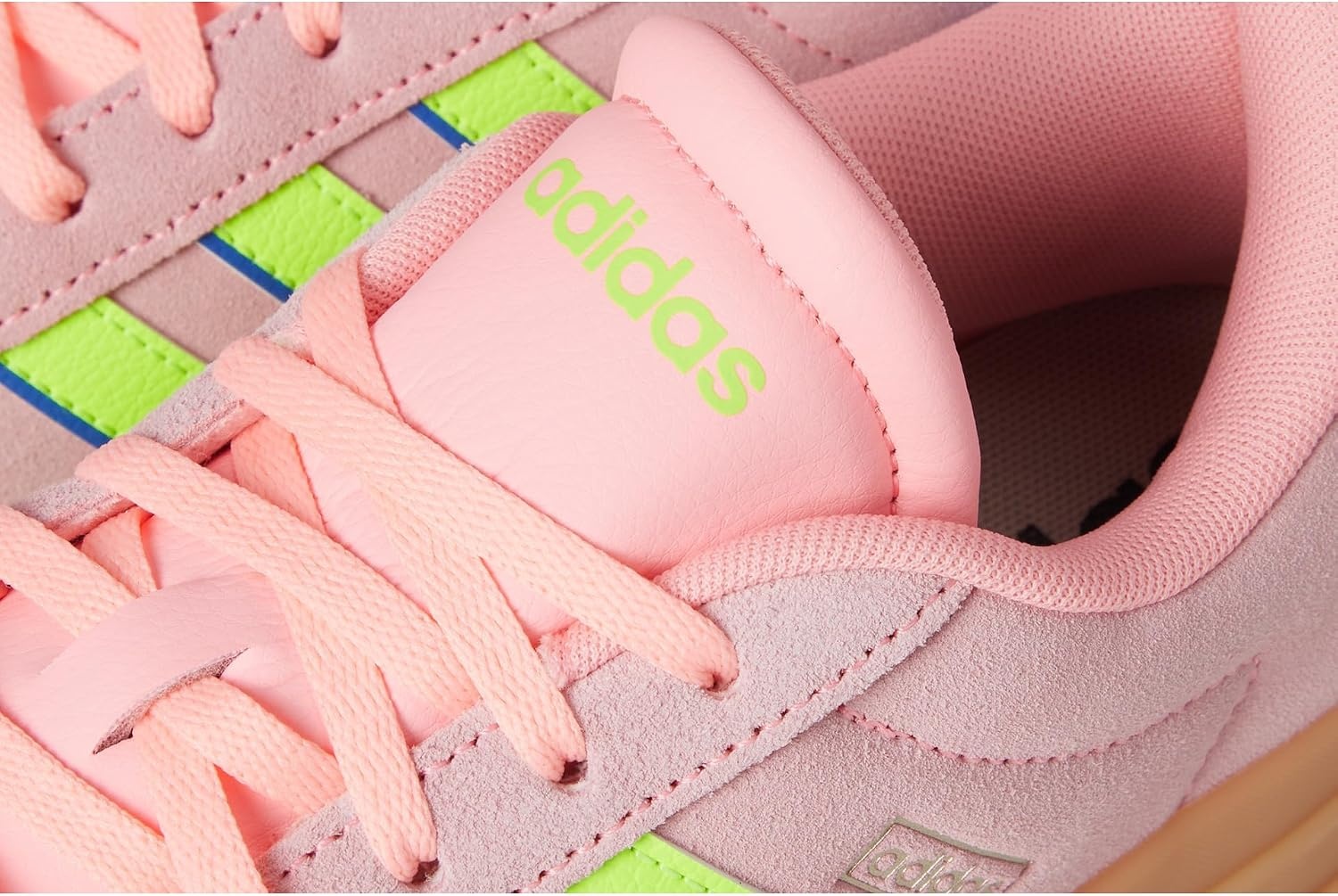 image:imageadidas Womens Vl Court Bold SneakerPink SparkLucid LemonLucid Blue