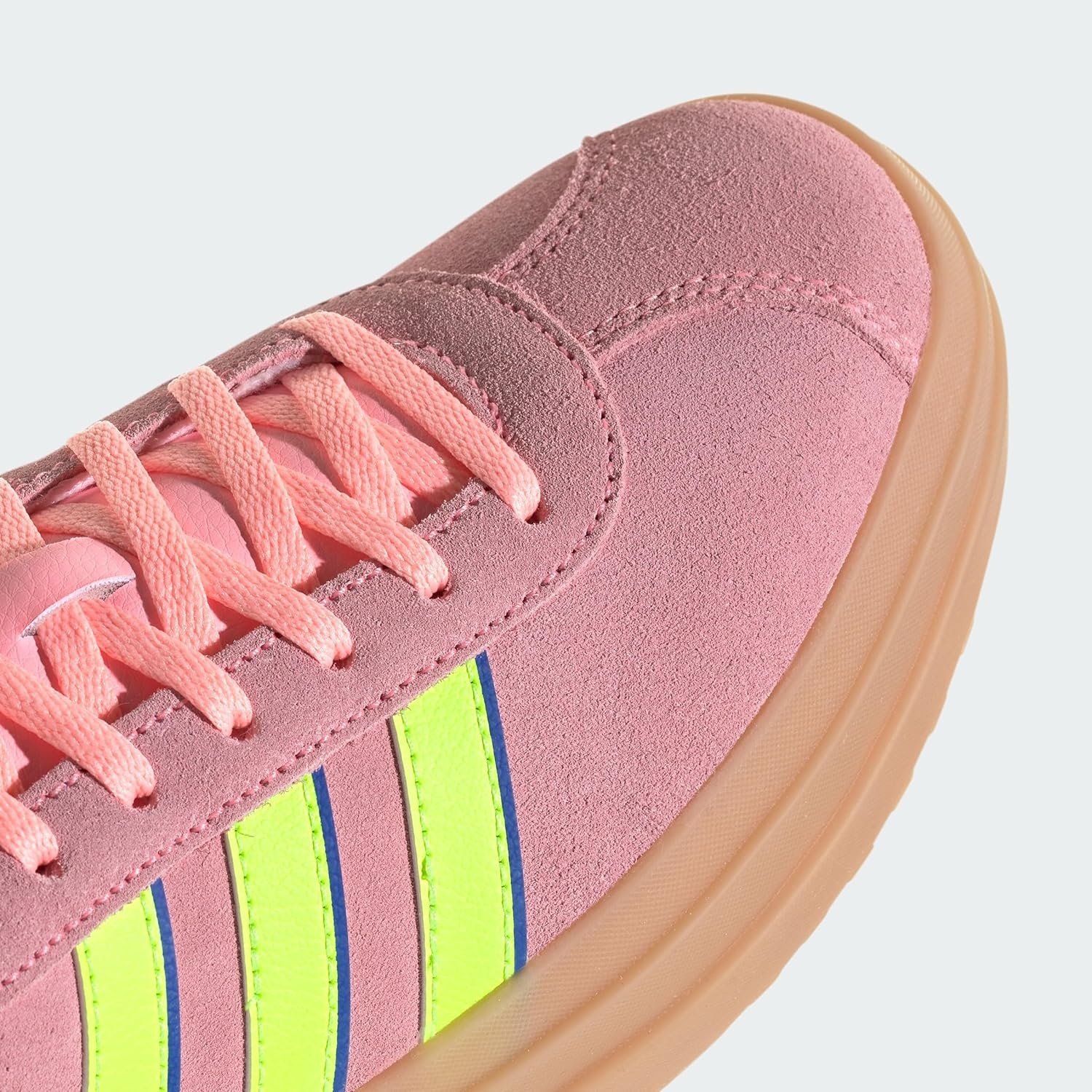image:imageadidas Womens Vl Court Bold SneakerPink SparkLucid LemonLucid Blue