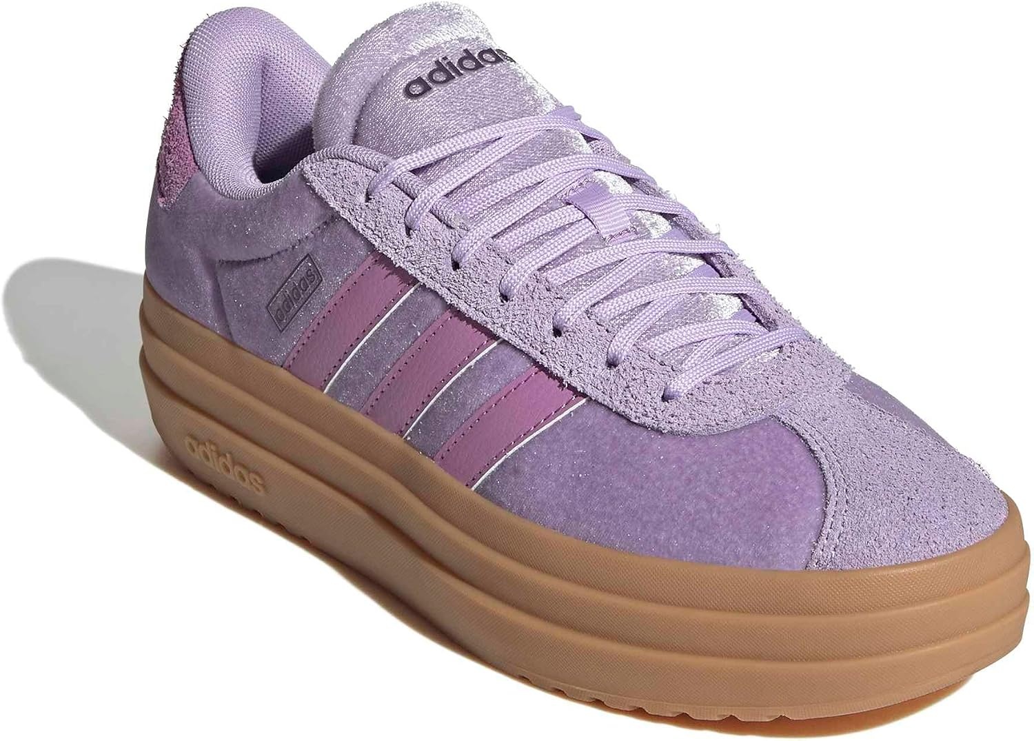 image:imageadidas Womens Vl Court Bold SneakerPowder PlumPreloved PurpleAurora Plum