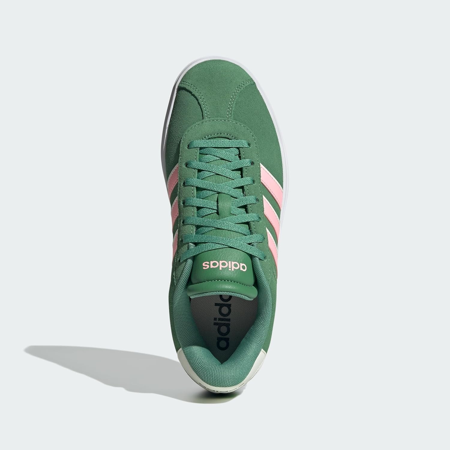 image:imageadidas Womens Vl Court Bold SneakerPreloved Green Pink Spark Ivory