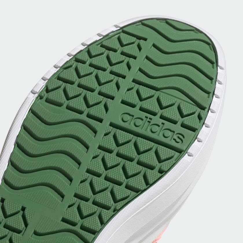 image:imageadidas Womens Vl Court Bold SneakerPreloved GreenPink SparkIvory