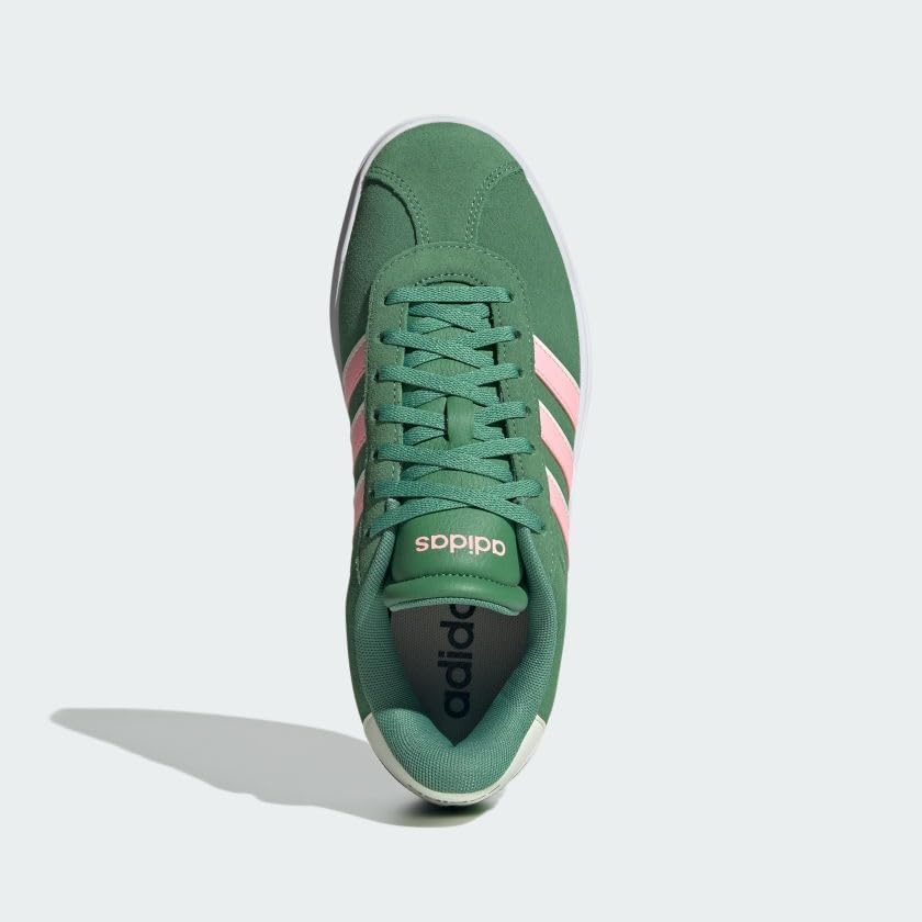 image:imageadidas Womens Vl Court Bold SneakerPreloved GreenPink SparkIvory