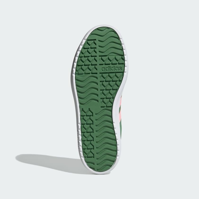 image:imageadidas Womens Vl Court Bold SneakerPreloved GreenPink SparkIvory