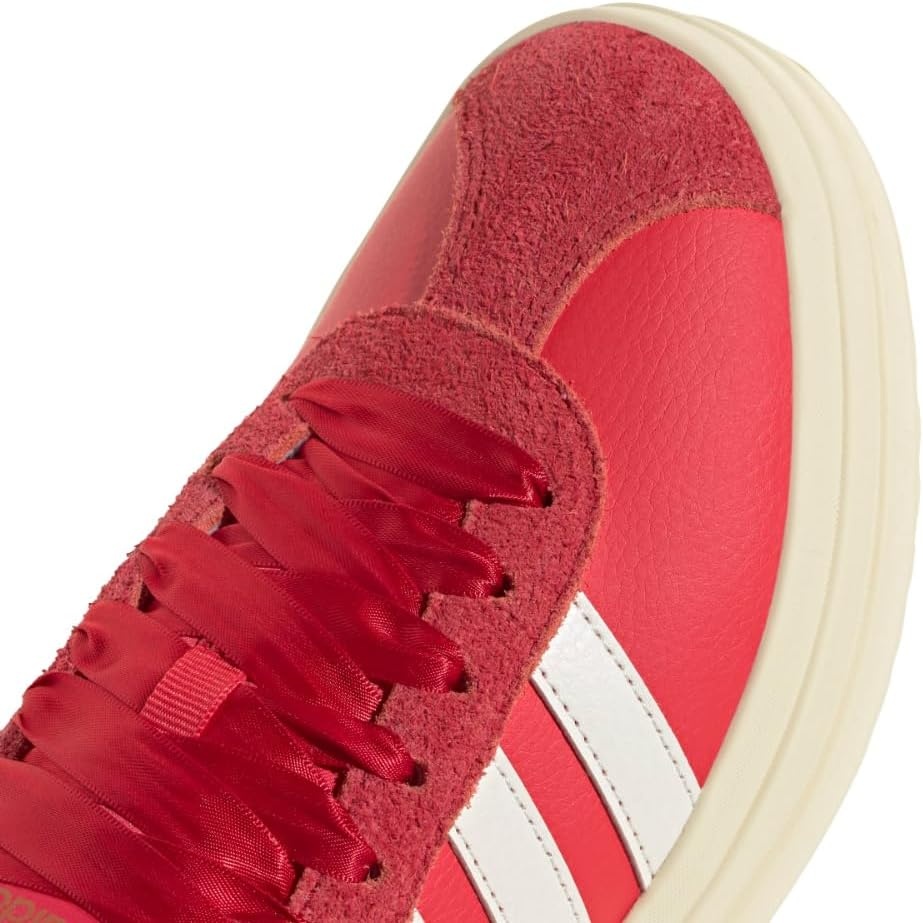 image:imageadidas Womens Vl Court Bold SneakerPure RubyOff WhiteBetter Scarlet