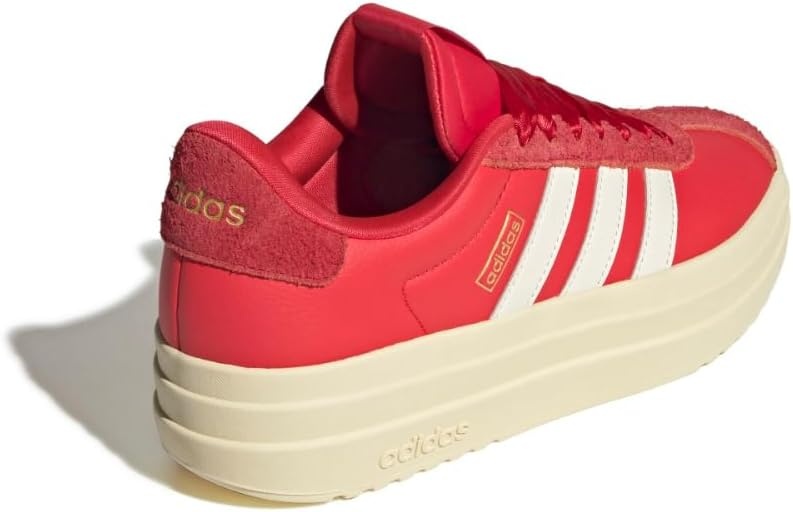 image:imageadidas Womens Vl Court Bold SneakerPure RubyOff WhiteBetter Scarlet