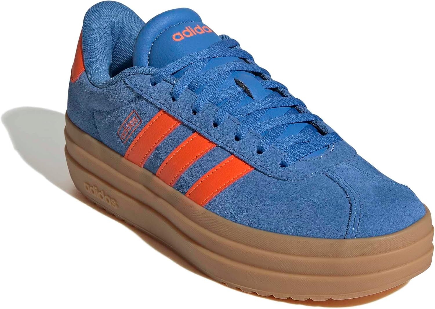image:imageadidas Womens Vl Court Bold SneakerRay BlueImpact OrangeGum