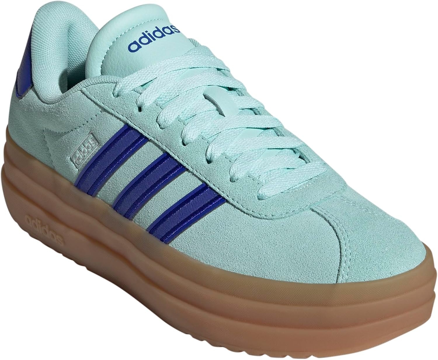 image:imageadidas Womens Vl Court Bold SneakerSemi Flash AquaLucid BlueGum