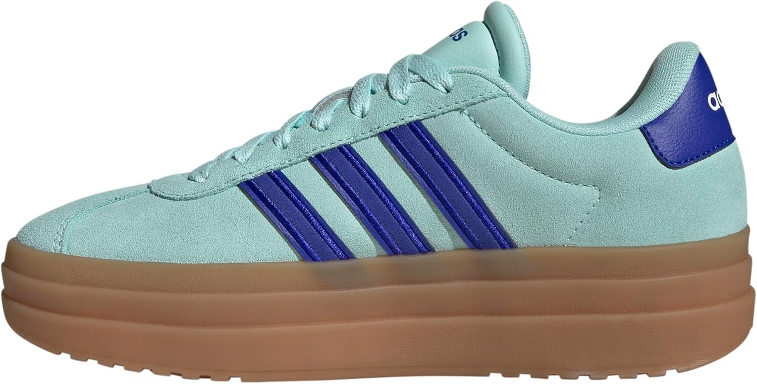 image:imageadidas Womens Vl Court Bold SneakerSemi Flash AquaLucid BlueGum