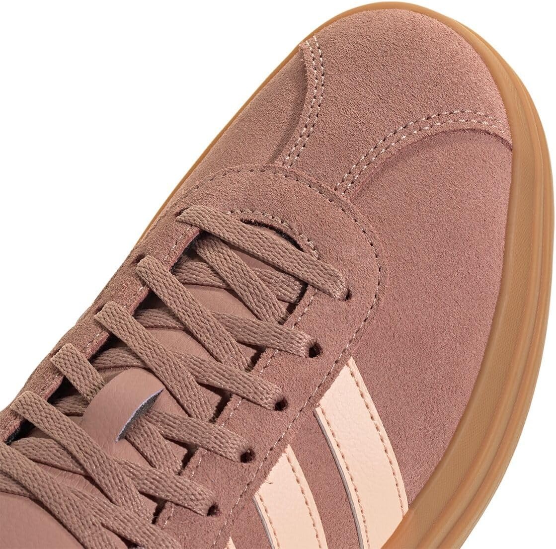 image:imageadidas Womens Vl Court Bold SneakerWarm ClayPowder CoralGum