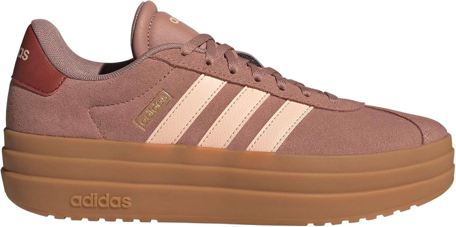 image:imageadidas Womens Vl Court Bold SneakerWarm ClayPowder CoralGum
