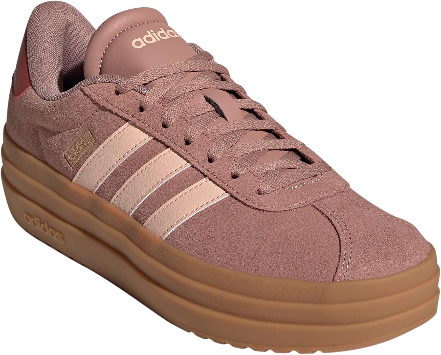 image:imageadidas Womens Vl Court Bold SneakerWarm ClayPowder CoralGum
