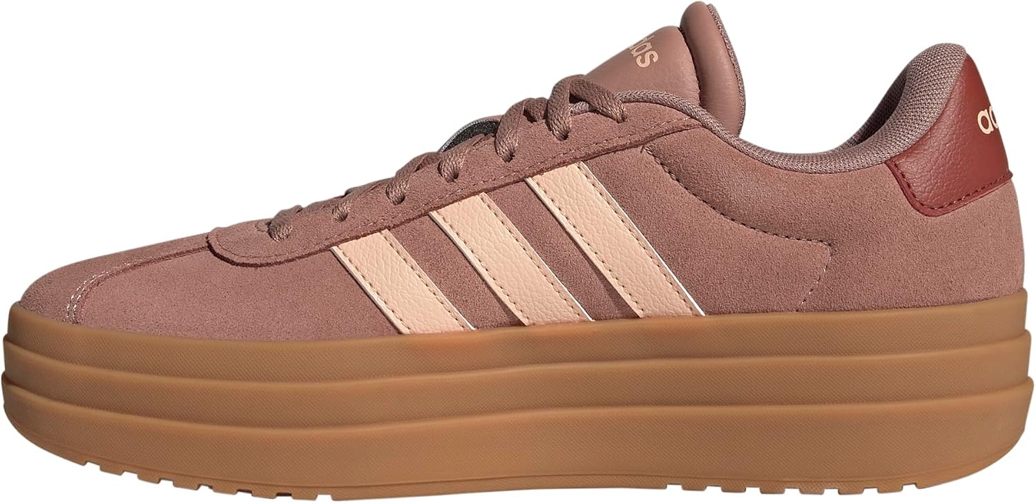 image:imageadidas Womens Vl Court Bold SneakerWarm ClayPowder CoralGum