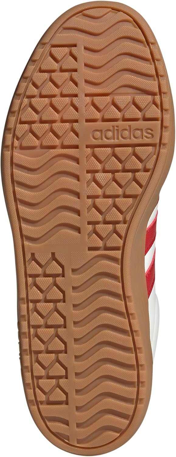 image:imageadidas Womens Vl Court Bold SneakerWhiteBetter ScarletGold Metallic