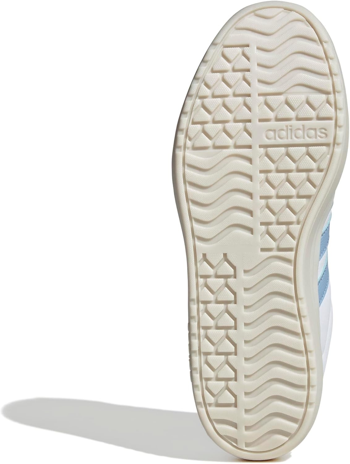 image:imageadidas Womens Vl Court Bold SneakerWhiteGlow BlueWonder Blue