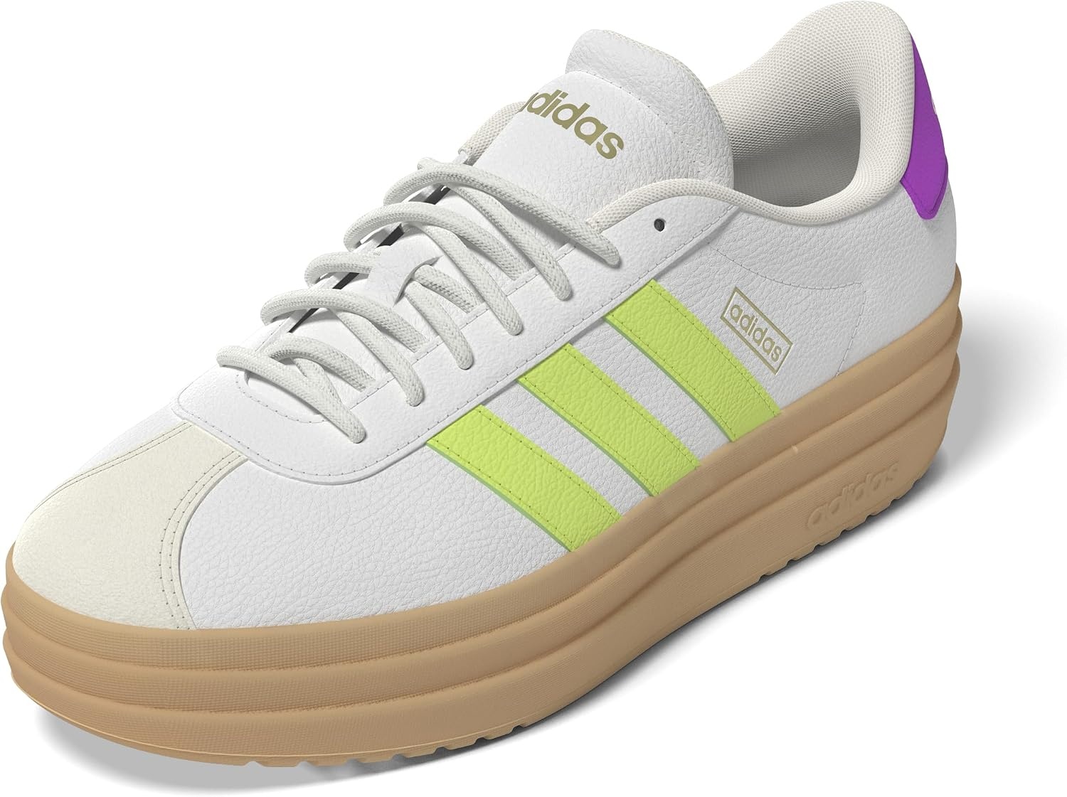 image:imageadidas Womens Vl Court Bold SneakerWhiteWhiteWhite