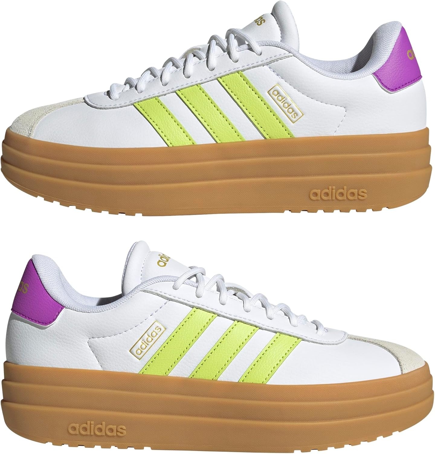 image:imageadidas Womens Vl Court Bold SneakerWhiteWhiteWhite