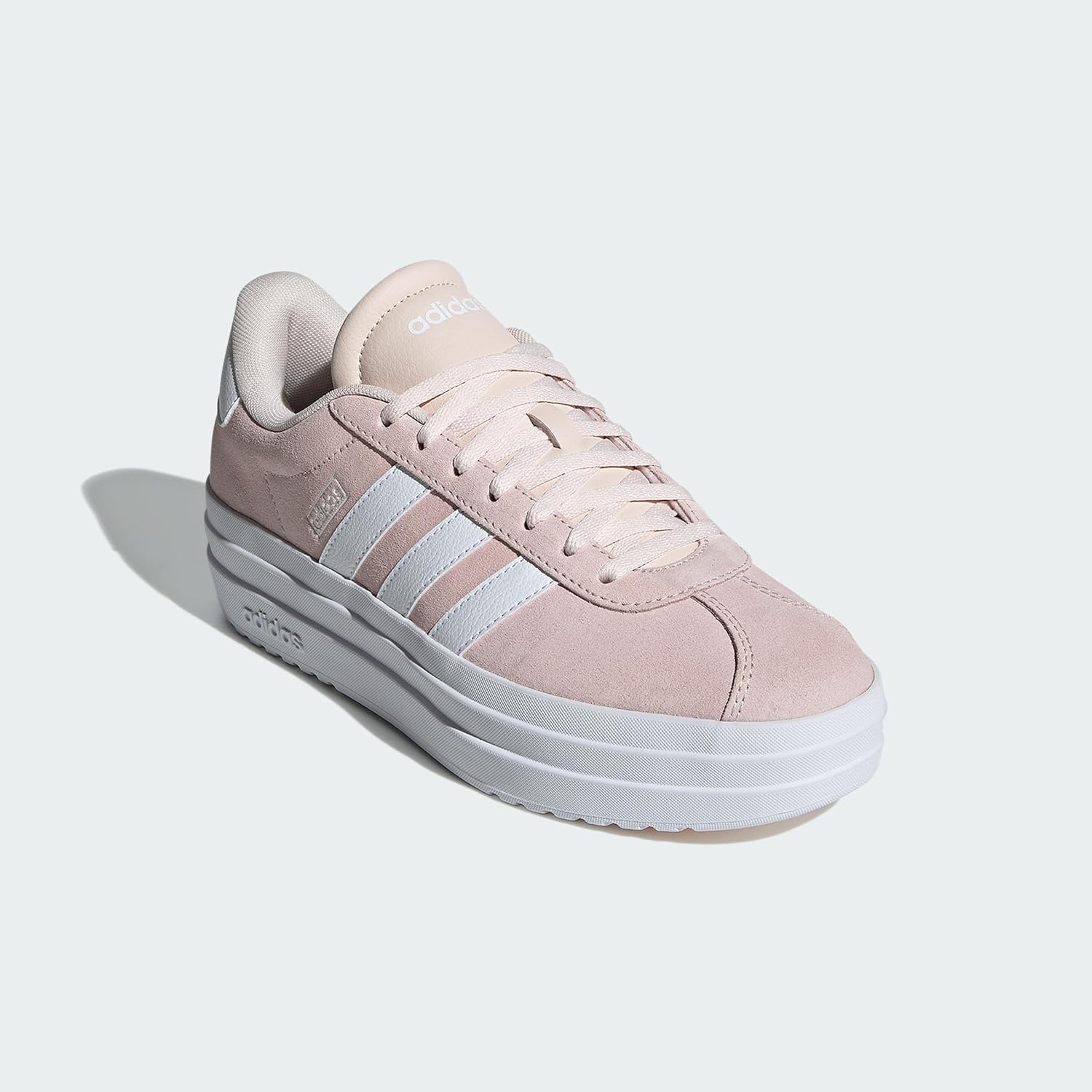 image:imageadidas Womens Vl Court Bold SneakerWonder QuartzWhiteWhite