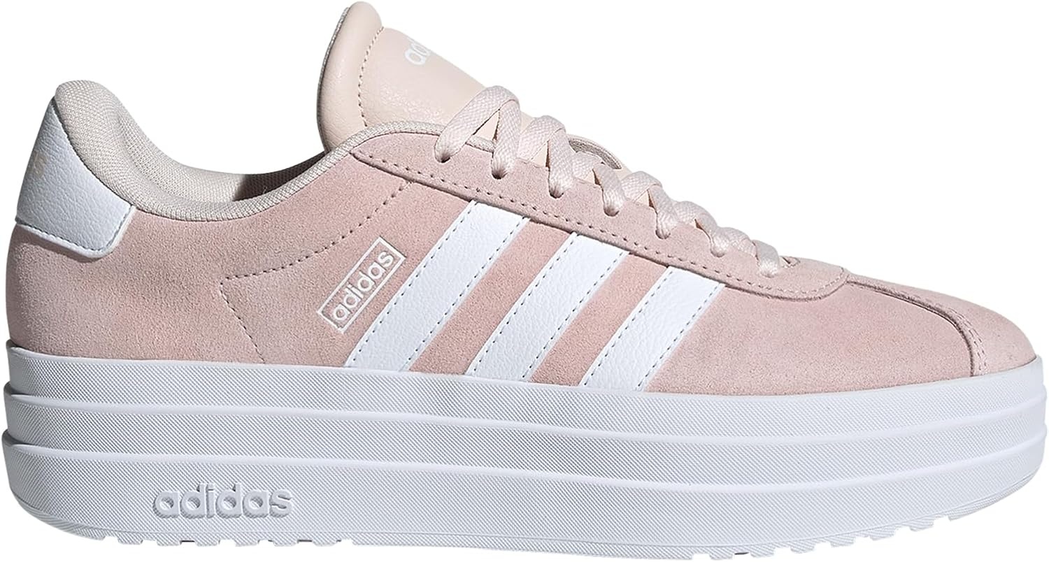 image:imageadidas Womens Vl Court Bold SneakerWonder QuartzWhiteWhite