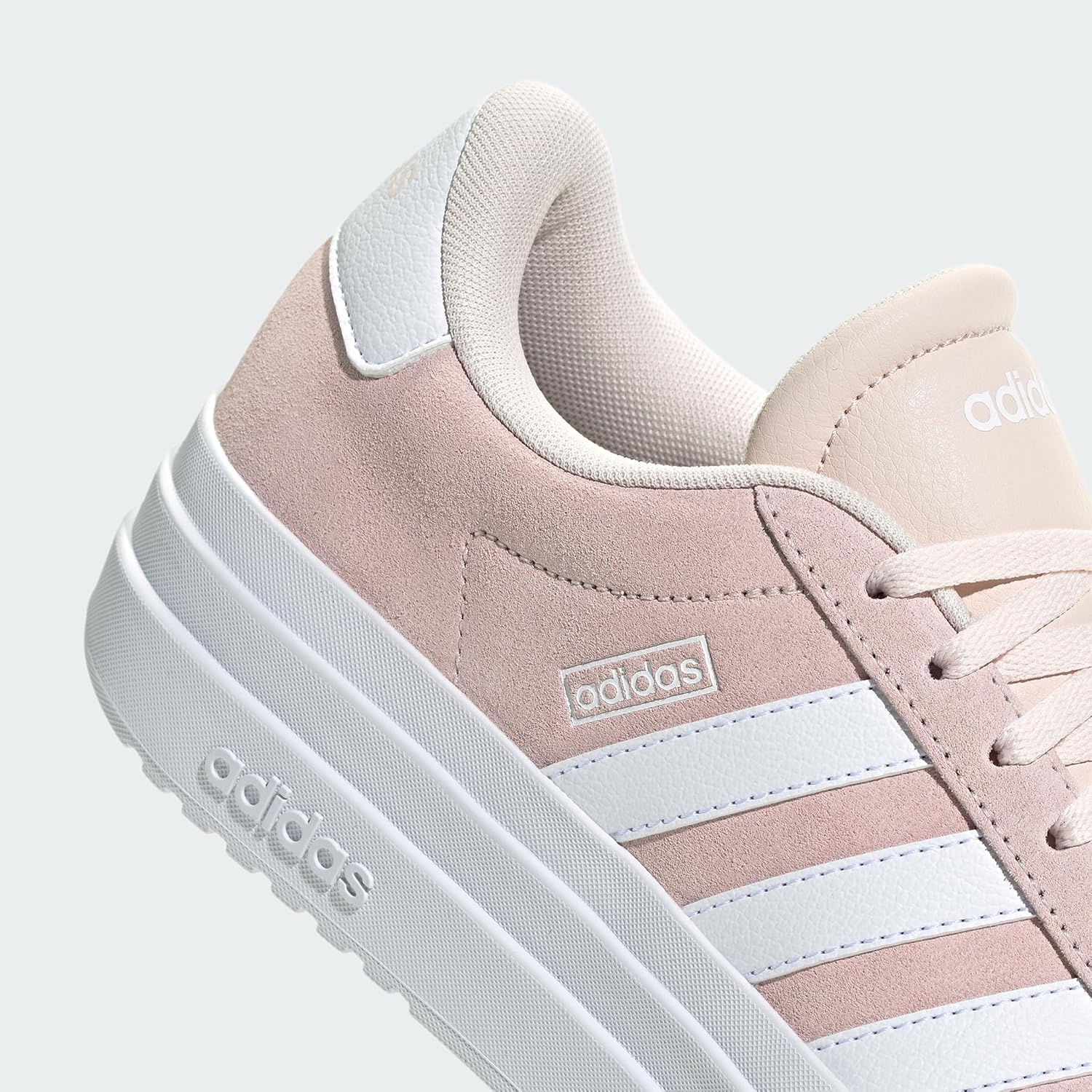 image:imageadidas Womens Vl Court Bold SneakerWonder QuartzWhiteWhite