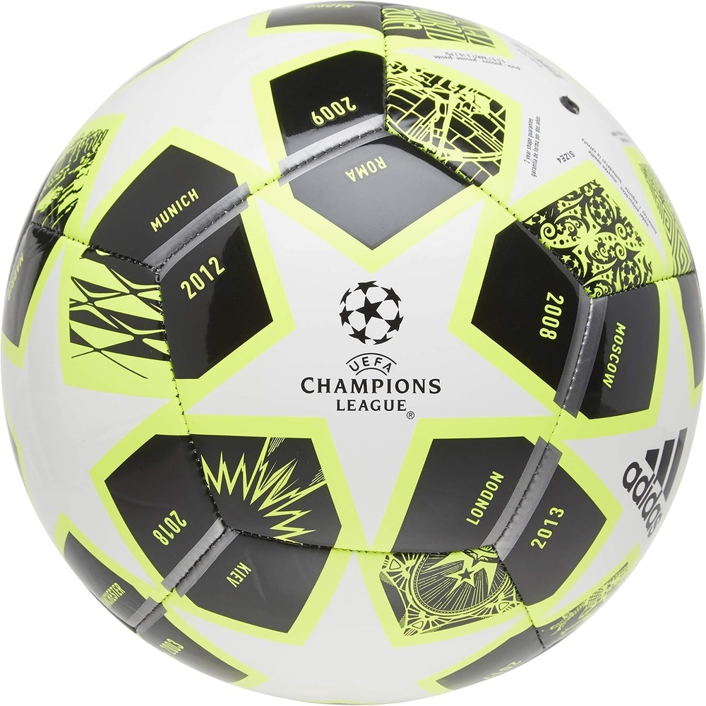 image:imageAdidas Finale Club BallSolar YellowWhiteBlackIron Metallic