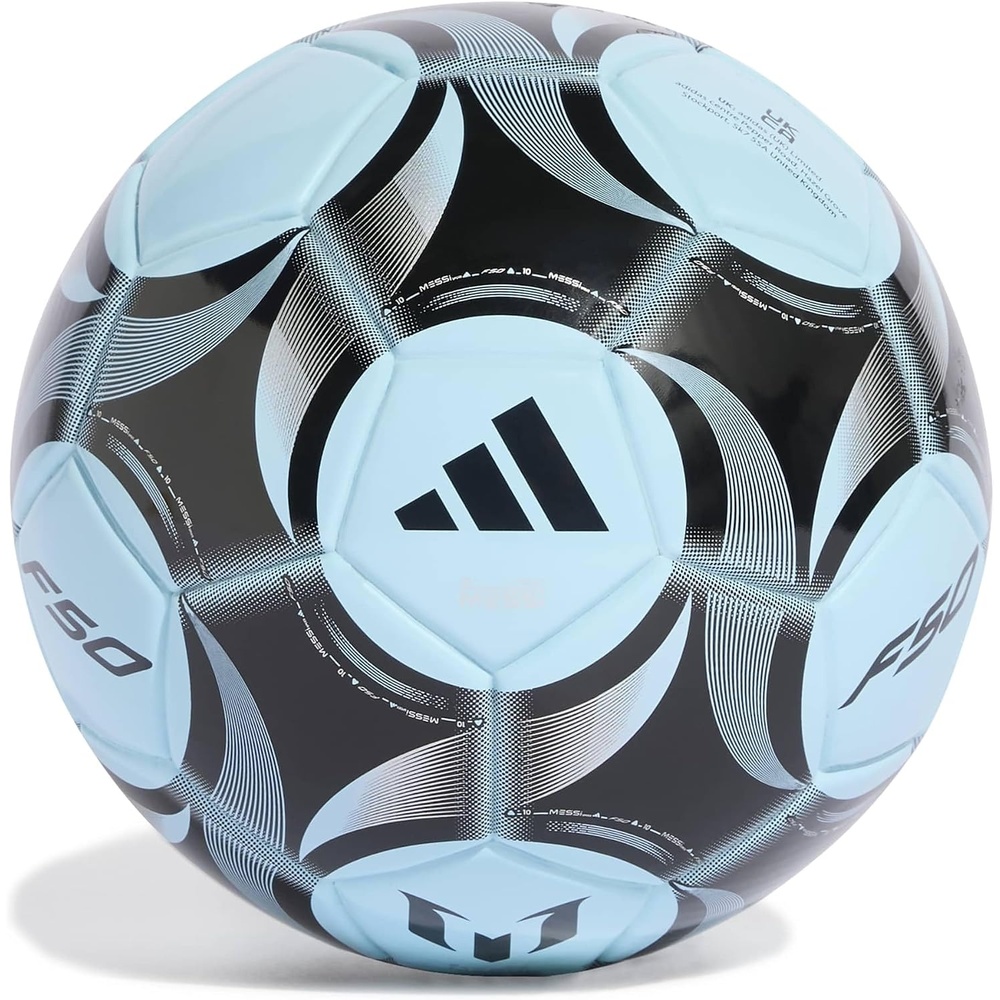 image:imageAdidas Messi Mini Soccer BallBlackIcey BlueNight Navy