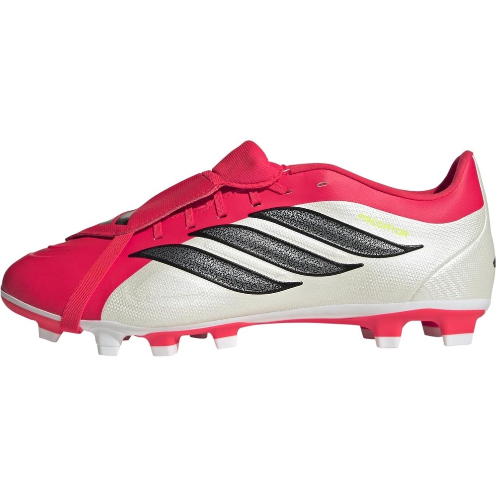image:imageadidas Club FoldOver Tongue Firm GroundMulti Ground Soccer Cleats Pink WhiteLucid RedBlackWhite