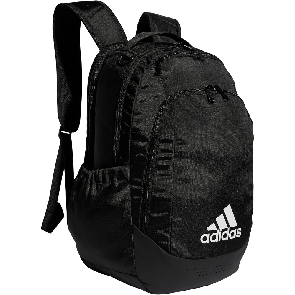 image:imageadidas Defender Sports Backpack with Shoe Compartment Soccer BagBlackWhite