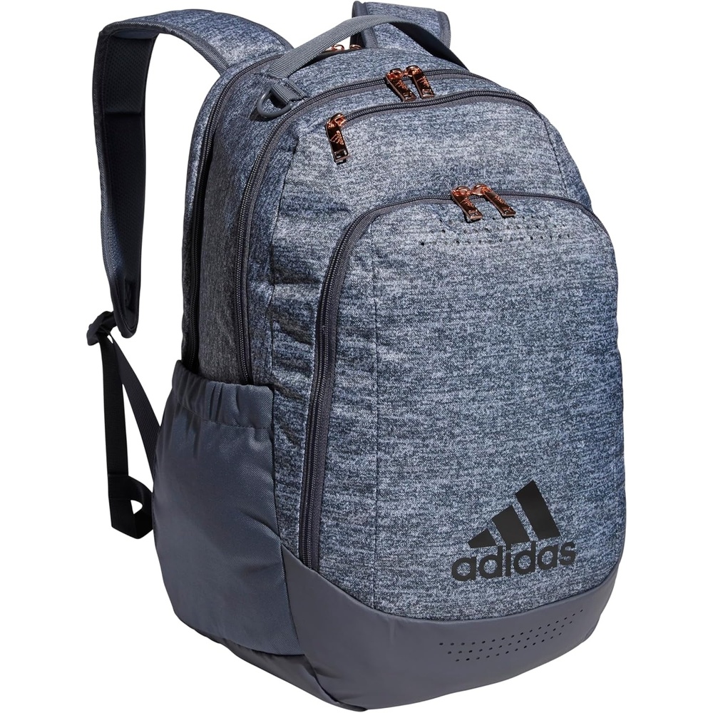 image:imageadidas Defender Sports Backpack with Shoe Compartment Soccer BagJersey Onix GreyOnix GreyRose Gold