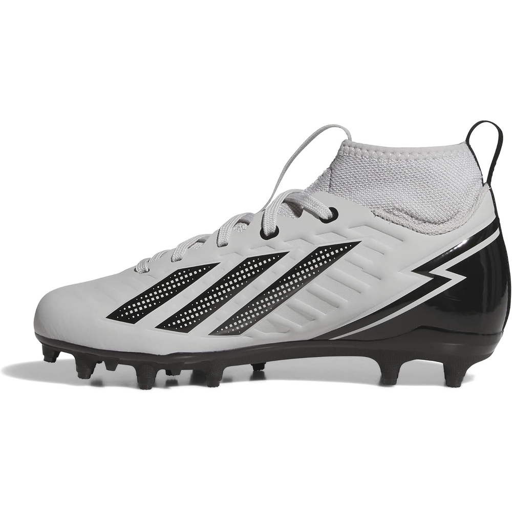 image:imageadidas Kids Adizero Impact2 II American Football Cleats Little KidBig KidGreyBlackSilver Metallic
