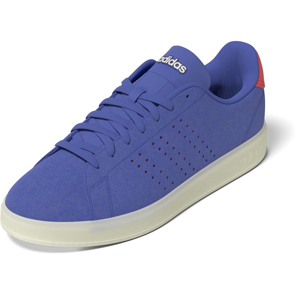 image:imageadidas Mens Advantage 20 Tennis Sneakers Shoes  WhiteSemi Lucid BlueBright RedOff White