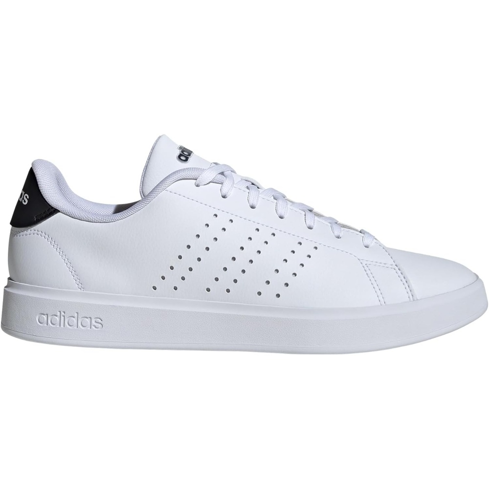 image:imageadidas Mens Advantage 20 Tennis Sneakers Shoes WhiteWhiteBlackInk