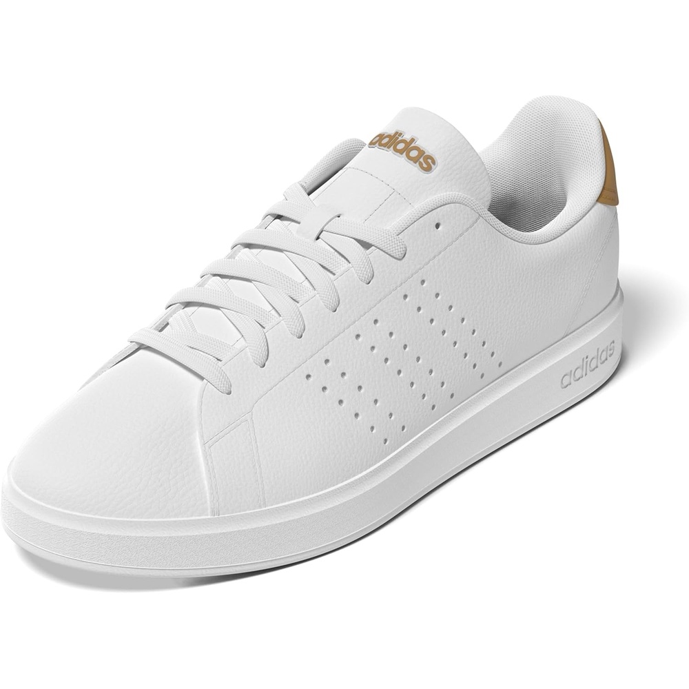 image:imageadidas Mens Advantage 20 Tennis Sneakers Shoes WhiteWhiteWhiteBronze Strata
