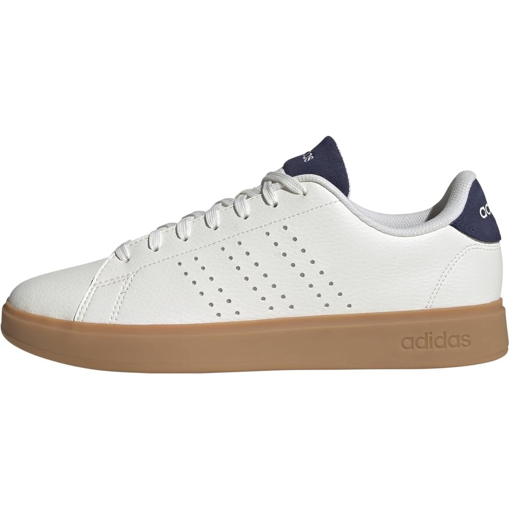 image:imageadidas Mens Advantage 20 Tennis Sneakers Shoes WhiteWhiteWhiteDark Blue