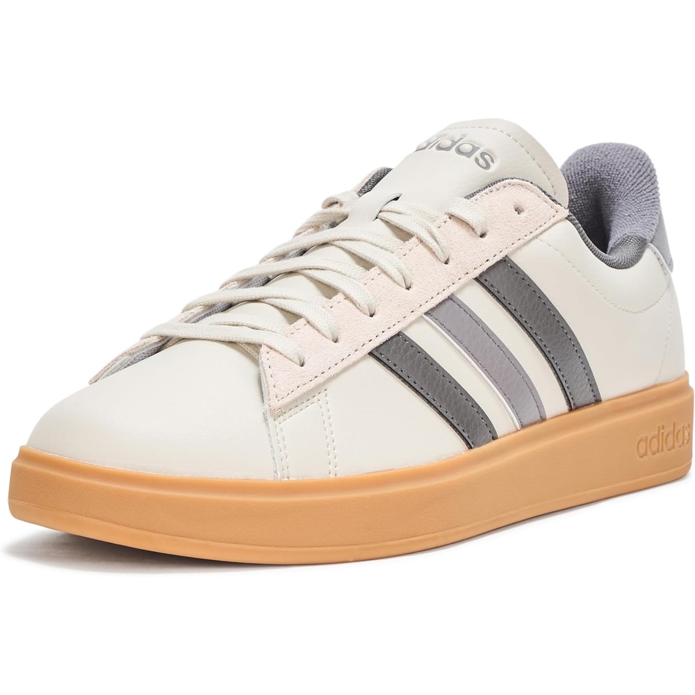 image:imageadidas Mens Grand Court 20 ShoeAluminaCharcoalTaupe Oxide