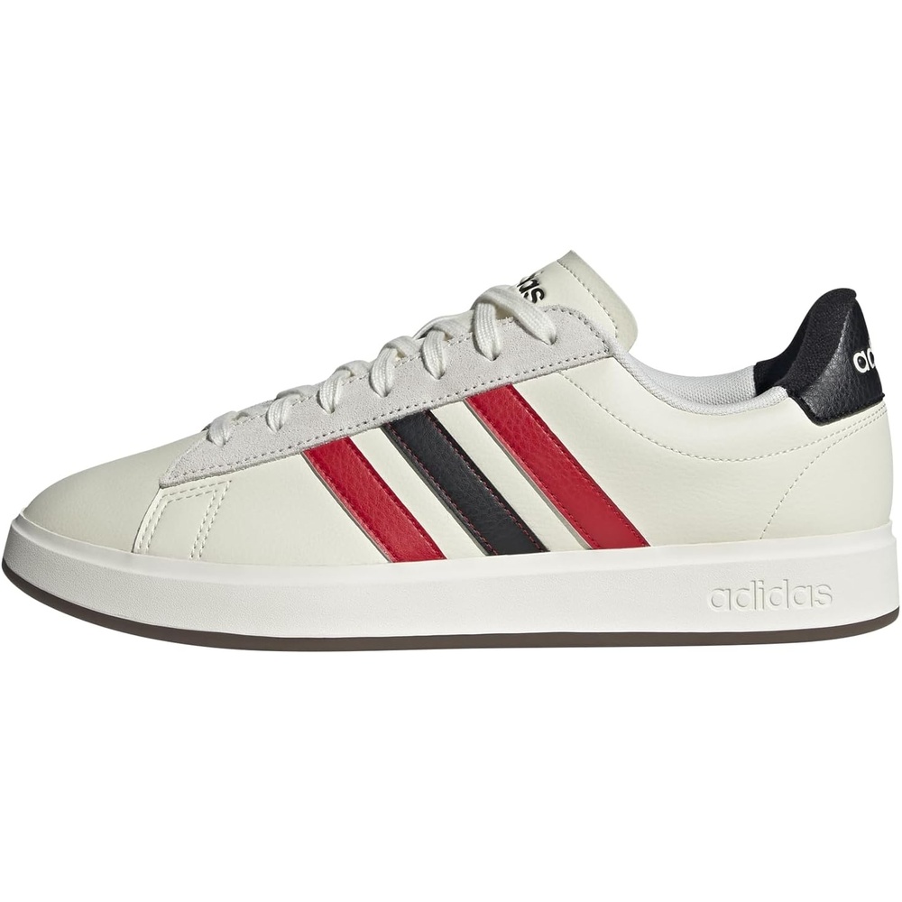 image:imageadidas Mens Grand Court 20 ShoeOff WhiteBetter ScarletBlack