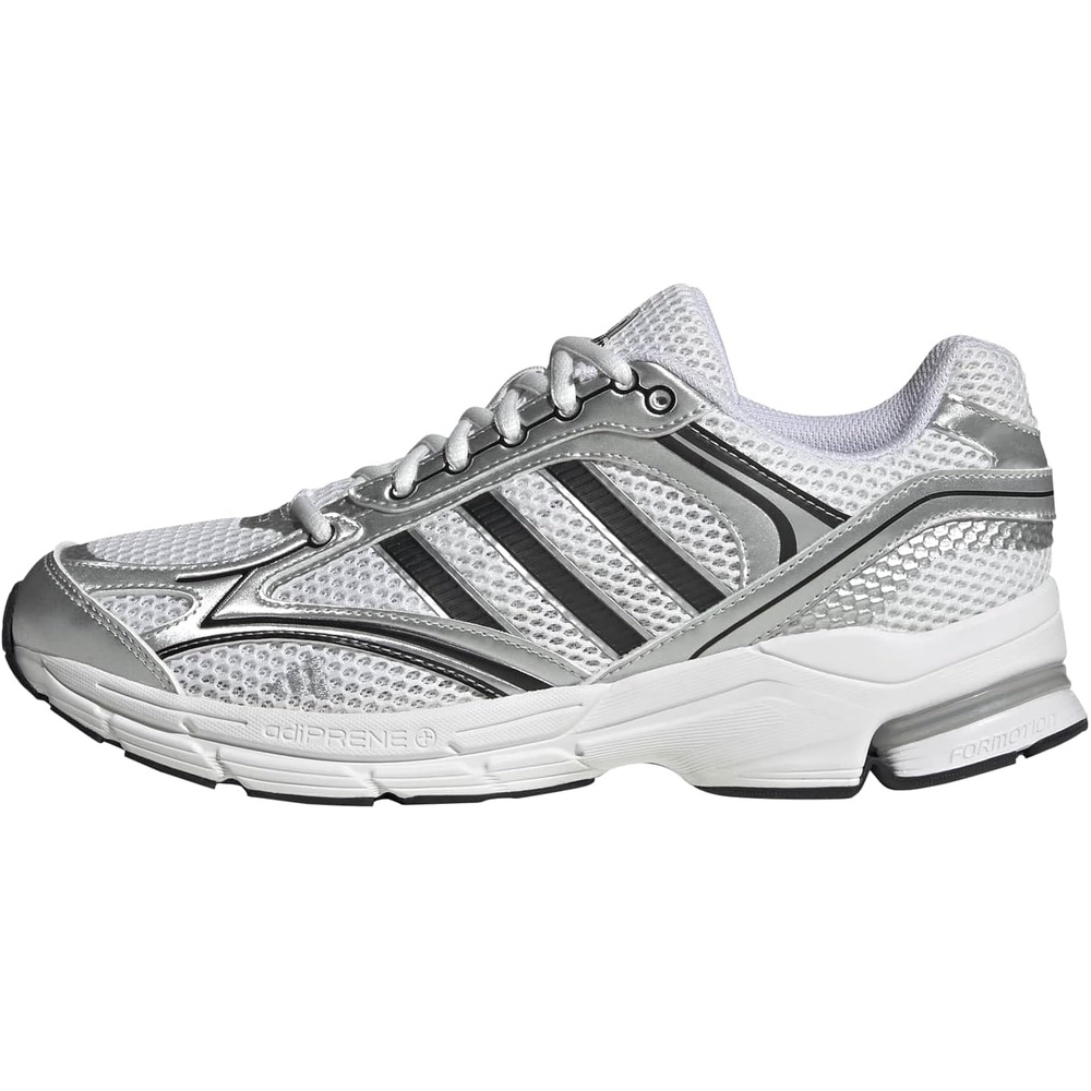 image:imageadidas Mens Spiritain 2000 SneakersWhiteSilver MetallicBlack