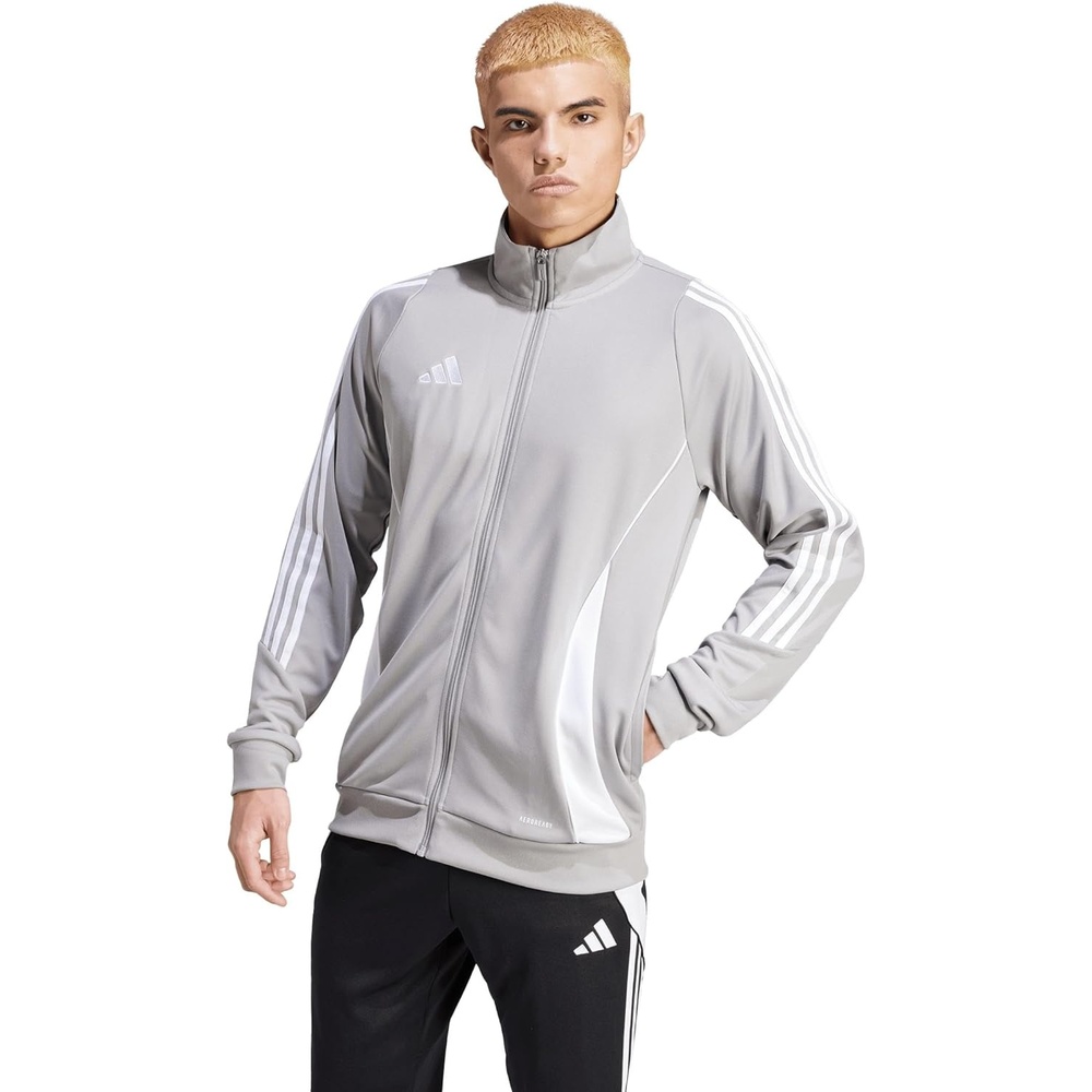 image:imageadidas Mens Tiro 24 Training JacketTeam Mid GreyWhite