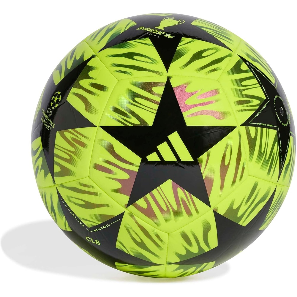 image:imageadidas Unisex Adult UEFA Champions League Final Club Soccer BallSolar YellowBlack