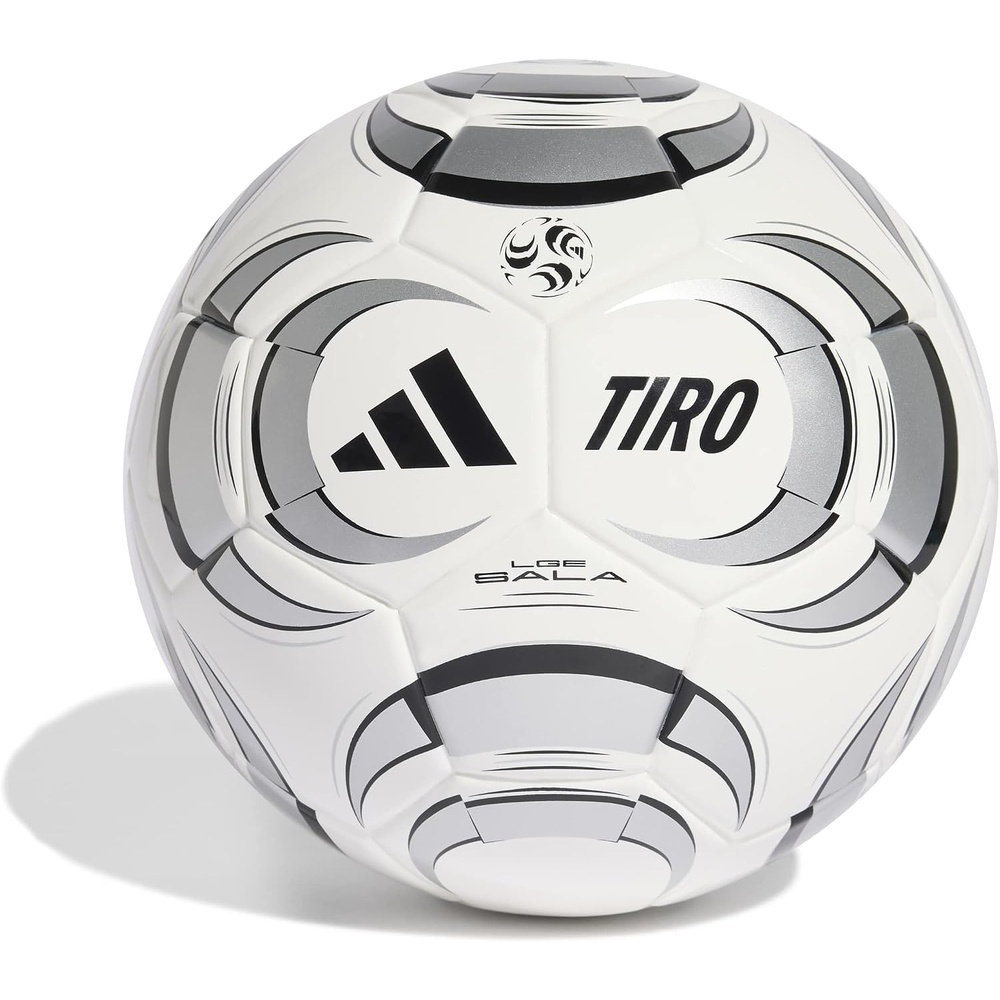 image:imageadidas UnisexAdult Tiro League Sala Ball WhiteSilver MetallicBlack Futsal