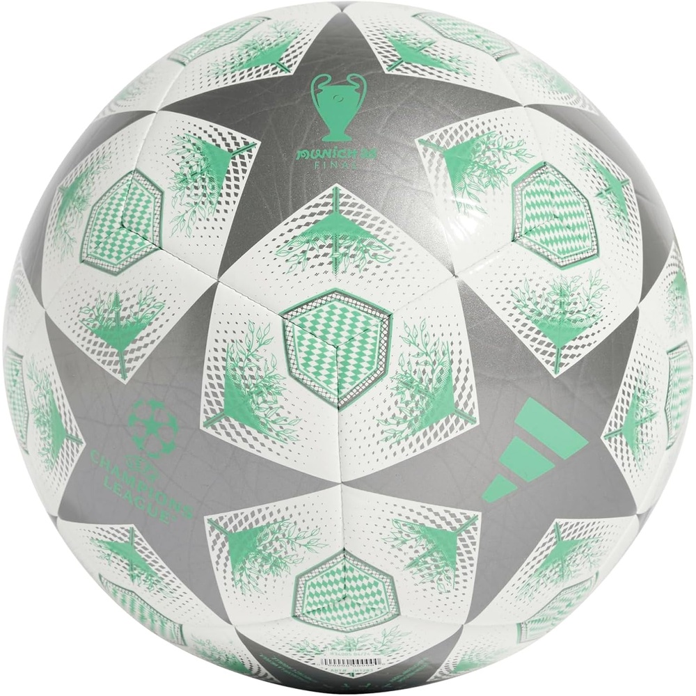 image:imageadidas UnisexAdult UEFA Champions League Soccer BallIron MetallicWhiteGreen