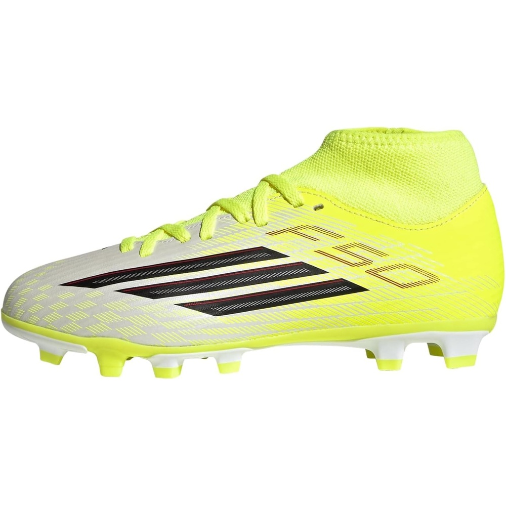 image:imageadidas UnisexChild F50 Club Mid Firm Multi Ground Football B SneakerTeam Solar YellowBlackLucid Red