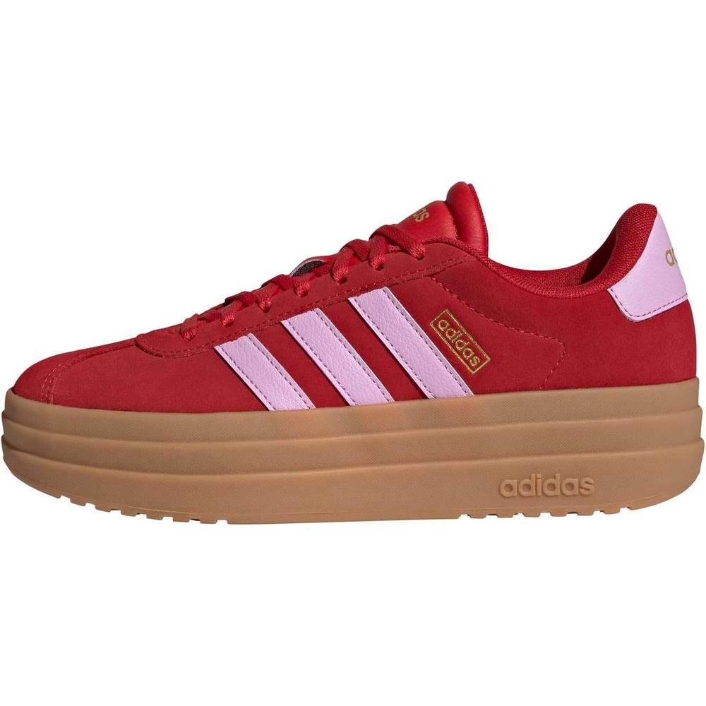 image:imageadidas Womens Vl Court Bold SneakerBetter ScarletBliss LilacGold Metallic